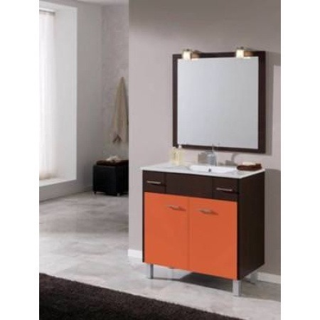 Mueble de baño Serie 80 Quadro Orange 83