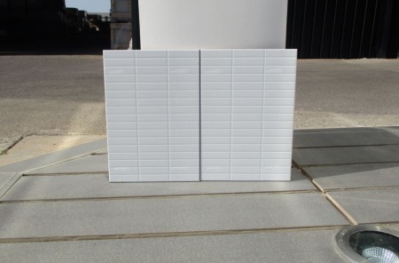 Gres Blanco Mosaico Brillo 31,6x45,2 2